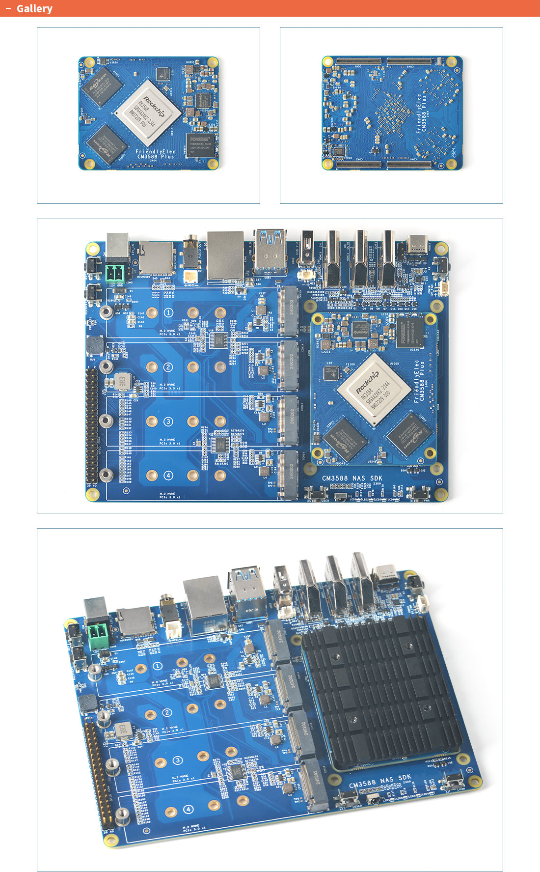 Friendly Elec NanoPi CM3588 Plus RK3588 AI & Edge Computing Development Board