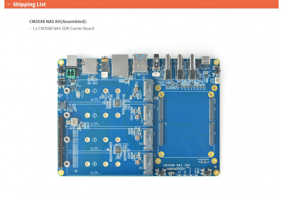 CM3588 - Powerful Development Board with RK3588S SoC