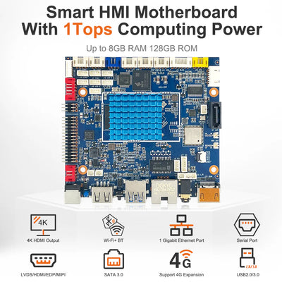 7″ Open Frame Android Panel PC RK3566 – Industrial Embedded Display Platform | H-3566
