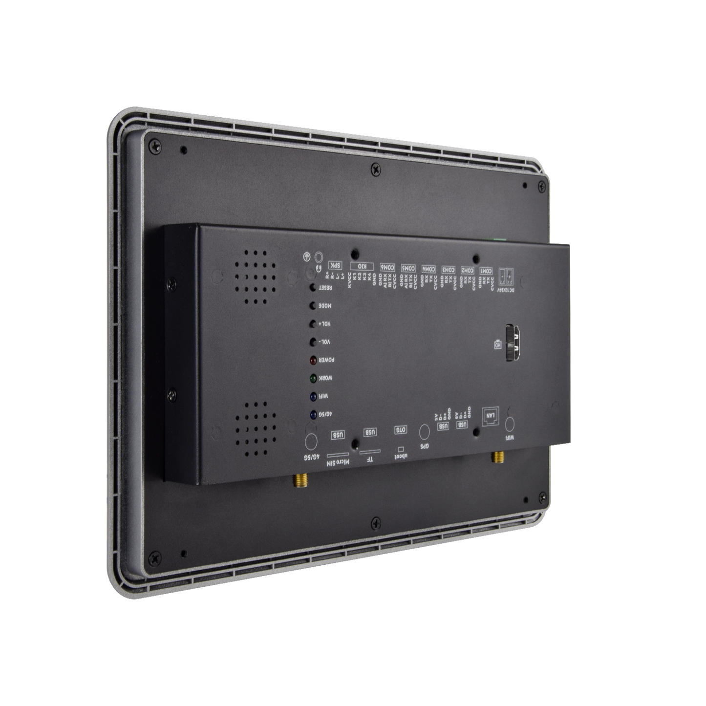 10.1" RK3288 2x INT SPK All in One HMI Android Panel PC, IPS, ABS Larger Frame