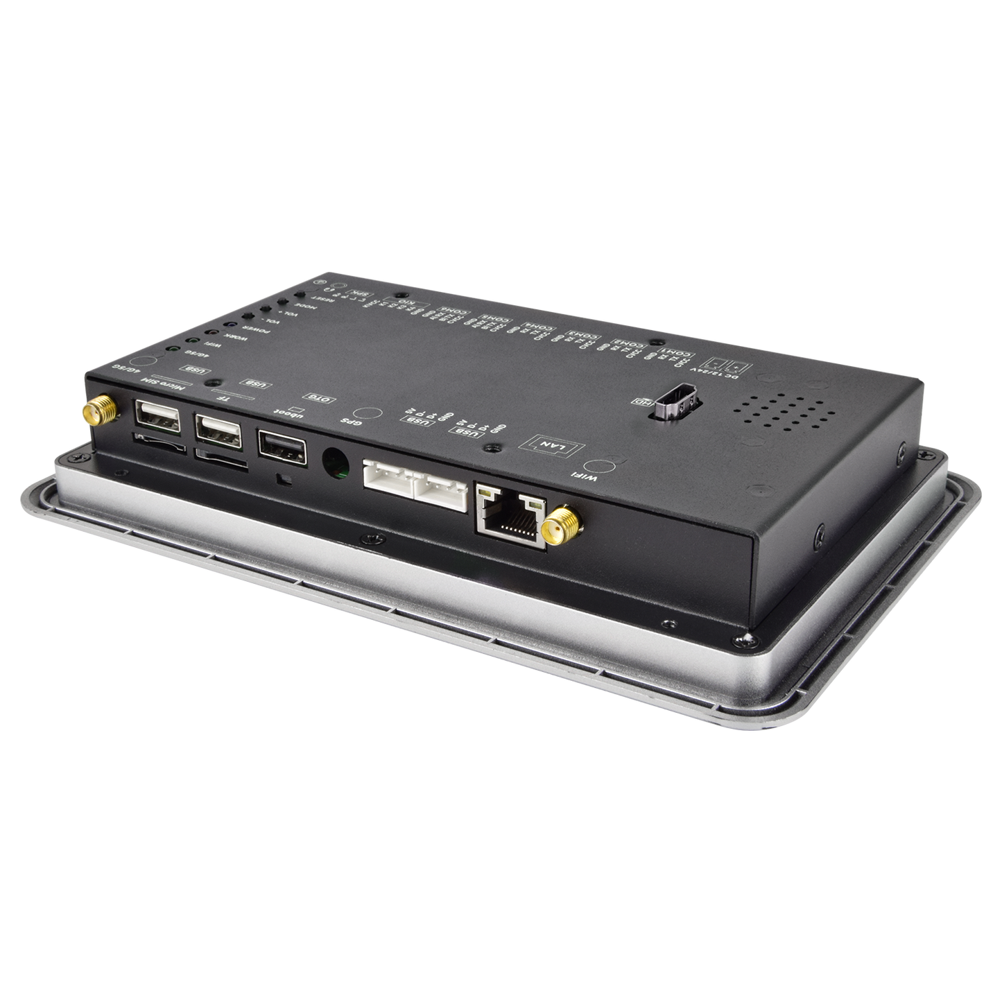 7" RK3568 2x INT SPK All in One HMI Android Panel PC, IPS, ABS Larger Frame