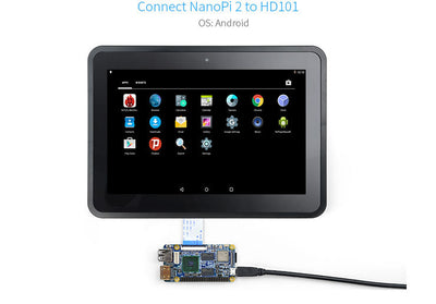 HD101 10.1" Capacitive Touch LCD- 1280×800 Resolution for NanoPi and NanoPC