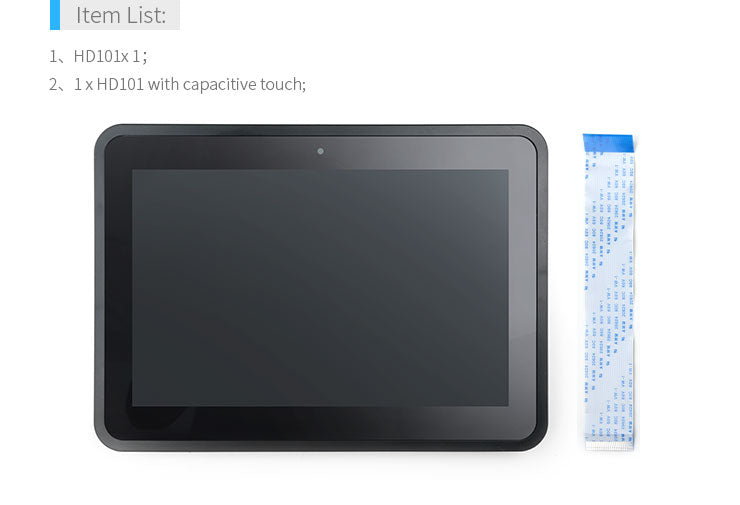 HD101 10.1" Capacitive Touch LCD- 1280×800 Resolution for NanoPi and NanoPC