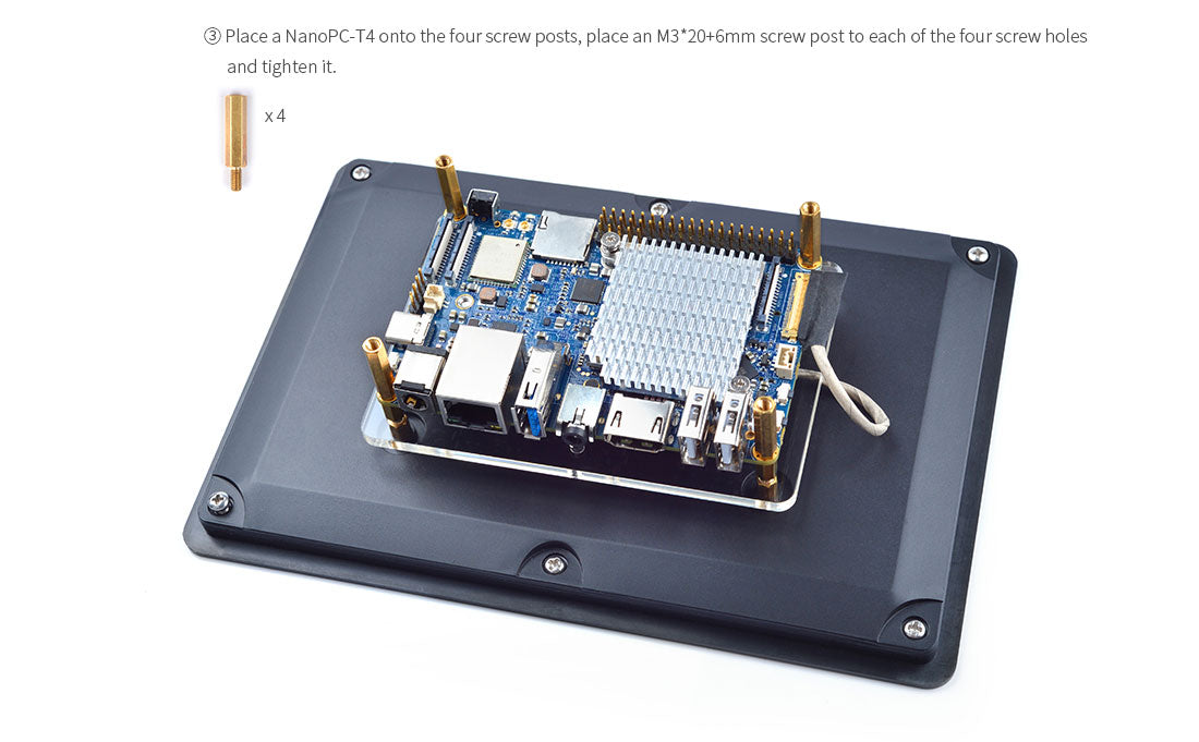 HD702E 7" eDP LCD Display with Capacitive Touch- 800×1280 Resolution