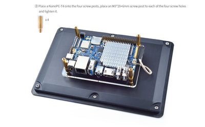 HD702E 7" eDP LCD Display with Capacitive Touch- 800×1280 Resolution