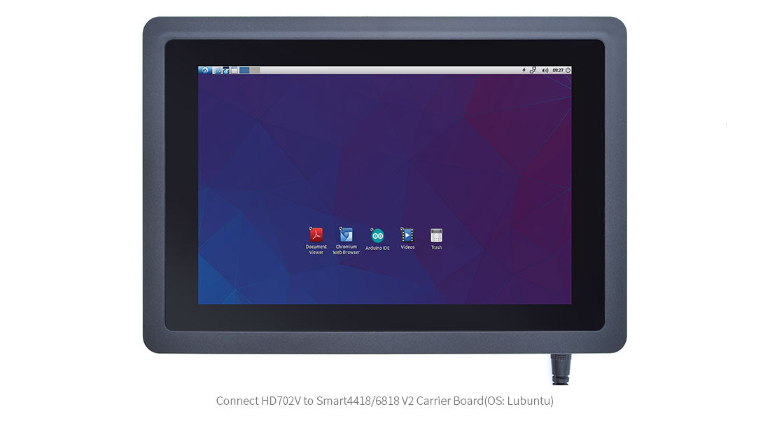 HD702V 7″ LVDS HD Display | Capacitive Touch | 1280×800 | LVDS Interface | Android Linux