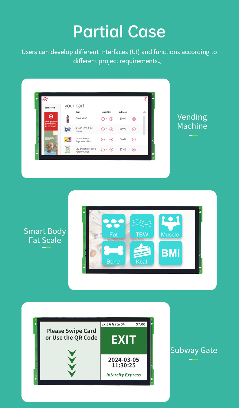 10.1″ Android Panel PC | Allwinner A40i | RS232 RS485 | IPS Open Frame | K0