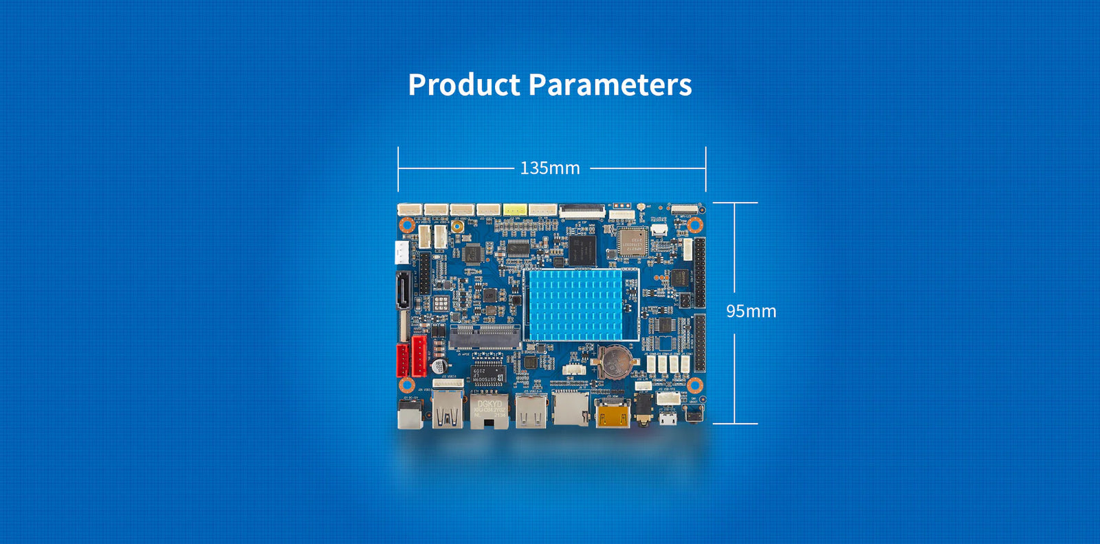 10.1″ Android Panel PC RK3566 – Open Frame Industrial HMI Board | K-3566