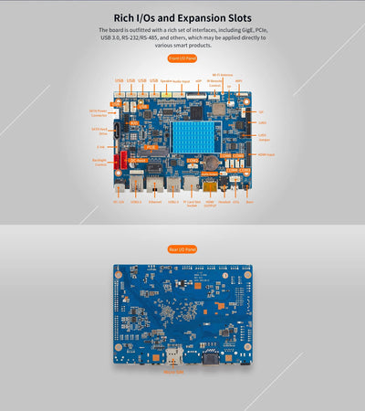 7″ Android Panel PC RK3566 – Open Frame Industrial HMI Board | K-3566