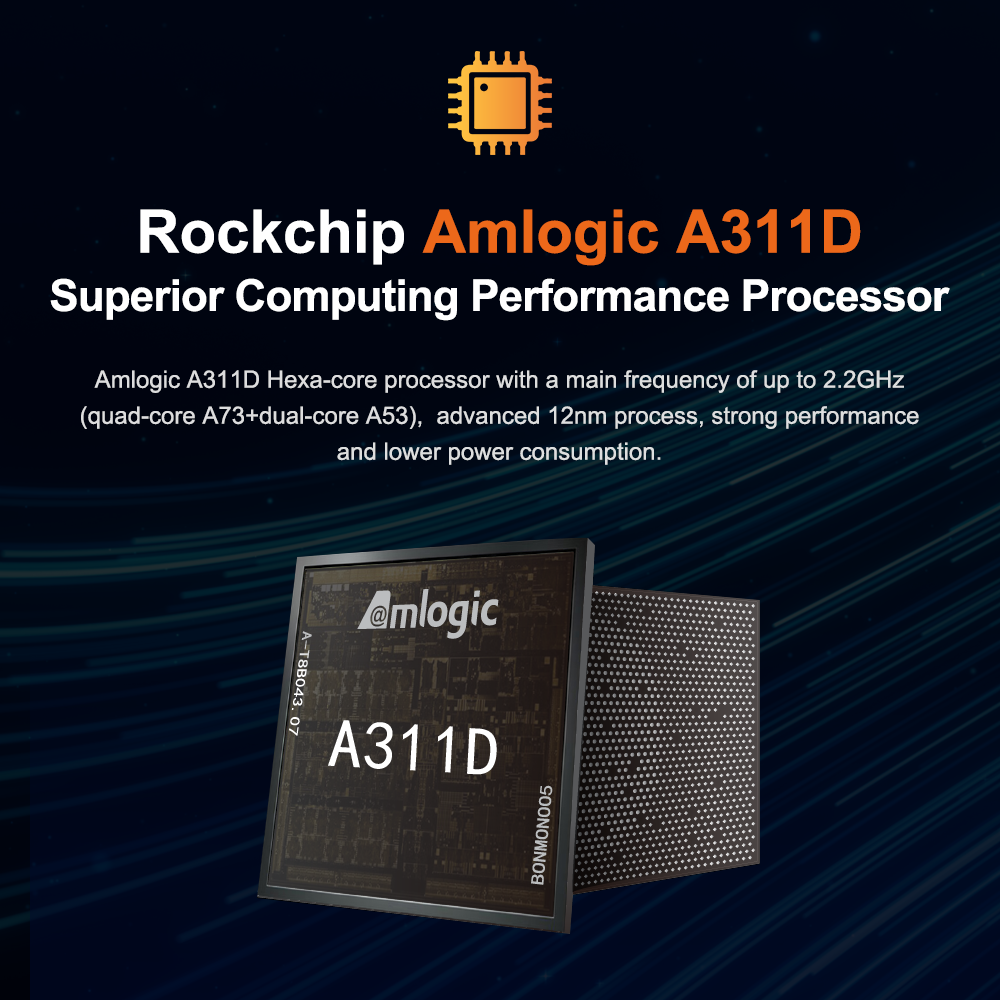 LIONTRON K-A311D Amlogic A311D Smart IoT Motherboard