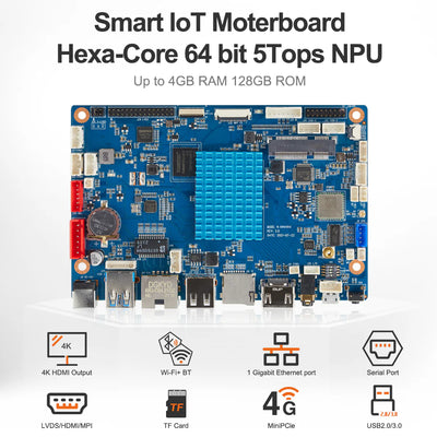 10.1″ Android Panel PC S905D3 – Open Frame AIoT Industrial HMI Board | K-S905