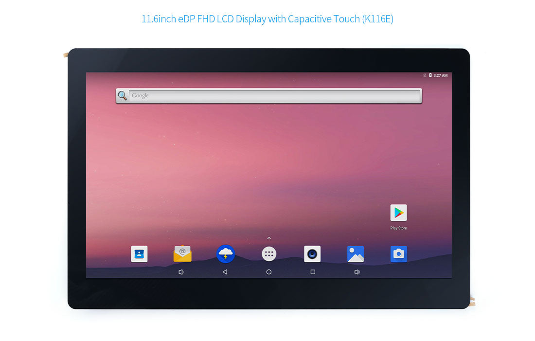 K116E 11.6inch eDP FHD LCD Display with Capacitive Touch