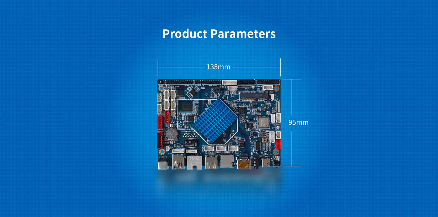 7″ Android Panel PC RK3399 | 6-Core ARM | Dual Display | RS232 RS485 | Open Frame | K4