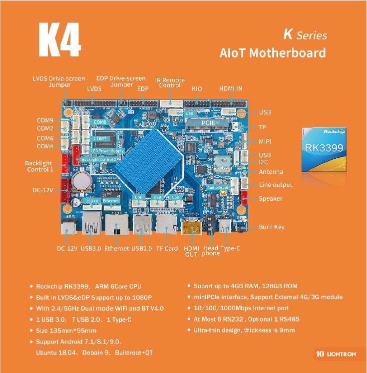 LIONTRON K4 Smart Vending Machine Board