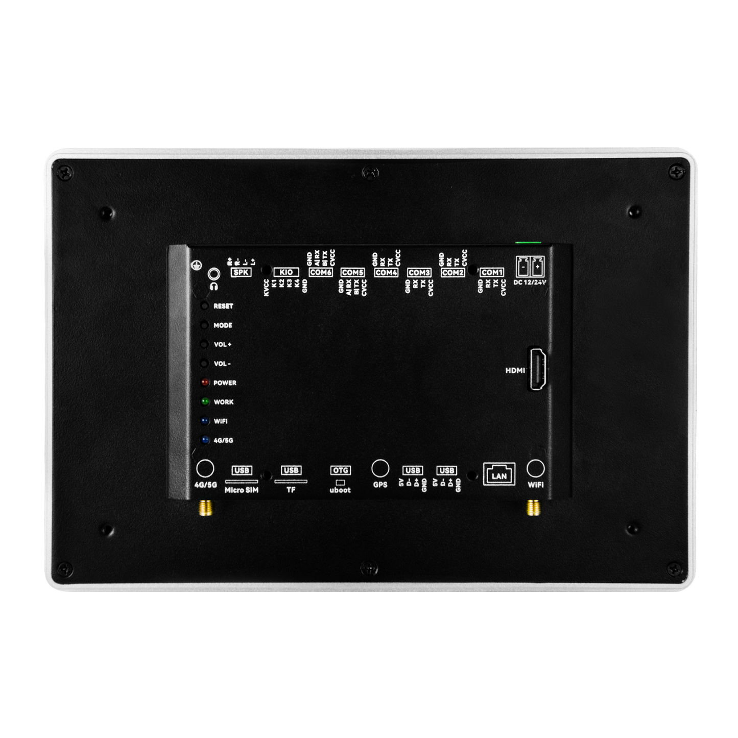 10.1" RK3288 All in One HMI Android Panel PC, IPS, AL Frame