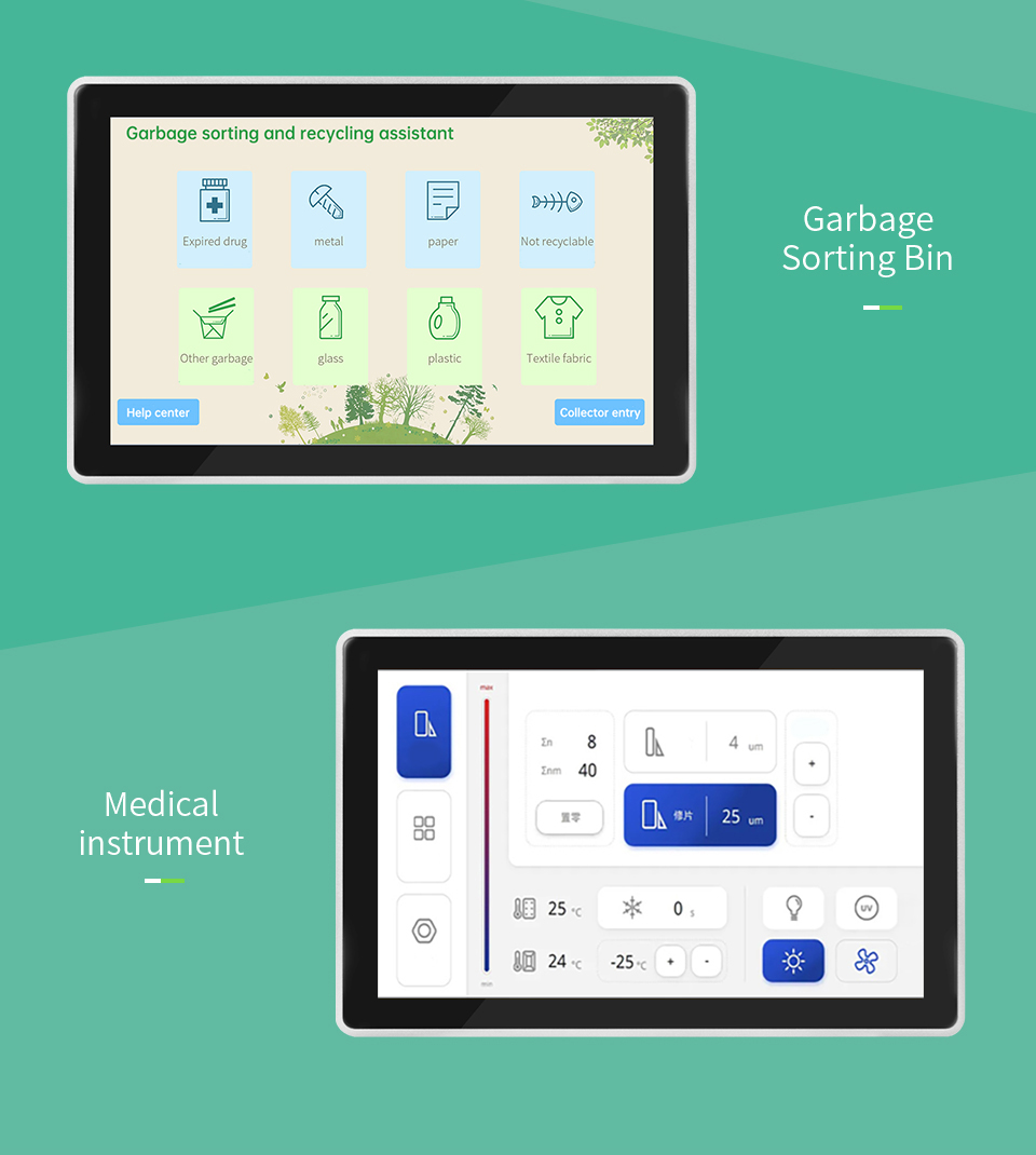 10.1" A133P All in One HMI Android Panel PC, IPS, AL Frame
