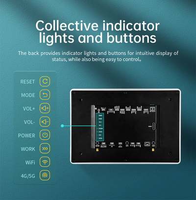 10.1" A133P All in One HMI Android Panel PC, IPS, AL Frame