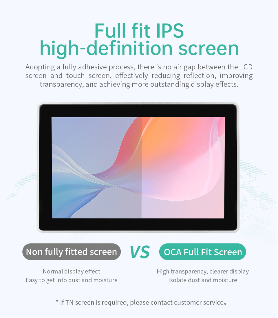 7" A133P All in One HMI Android Panel PC, IPS, AL Frame