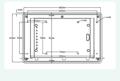7" RK3576S All in One HMI Android Panel PC, IPS, AL Frame