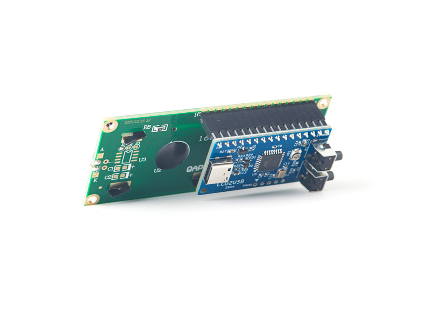 USB Port 1602 LCD Module for Pi (LCD2USB) - Enhance Your Projects