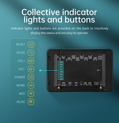 10.1" A133P All in One HMI Android Panel PC, IPS, ABS Frame
