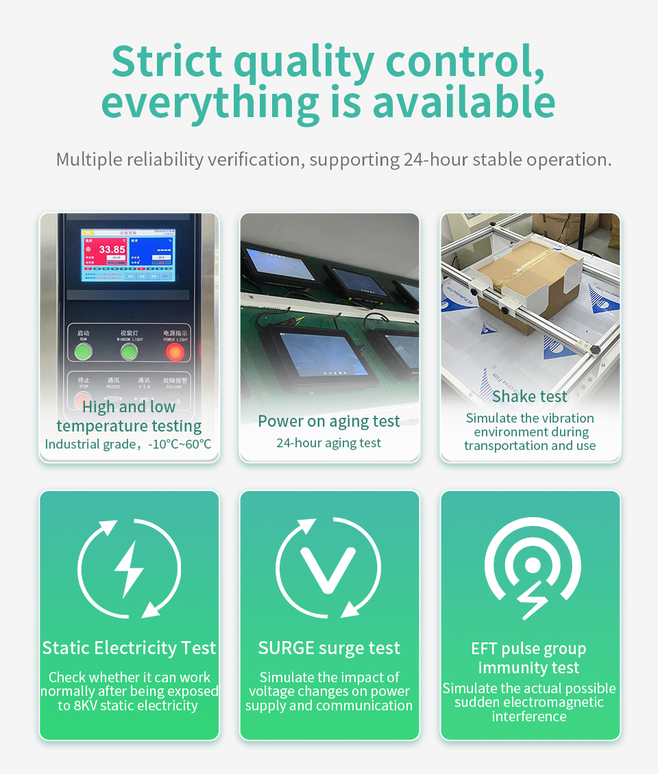 7" A133P All in One HMI Android Panel PC, IPS, ABS Frame