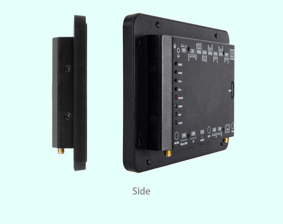 7" A133P All in One HMI Android Panel PC, IPS, ABS Frame