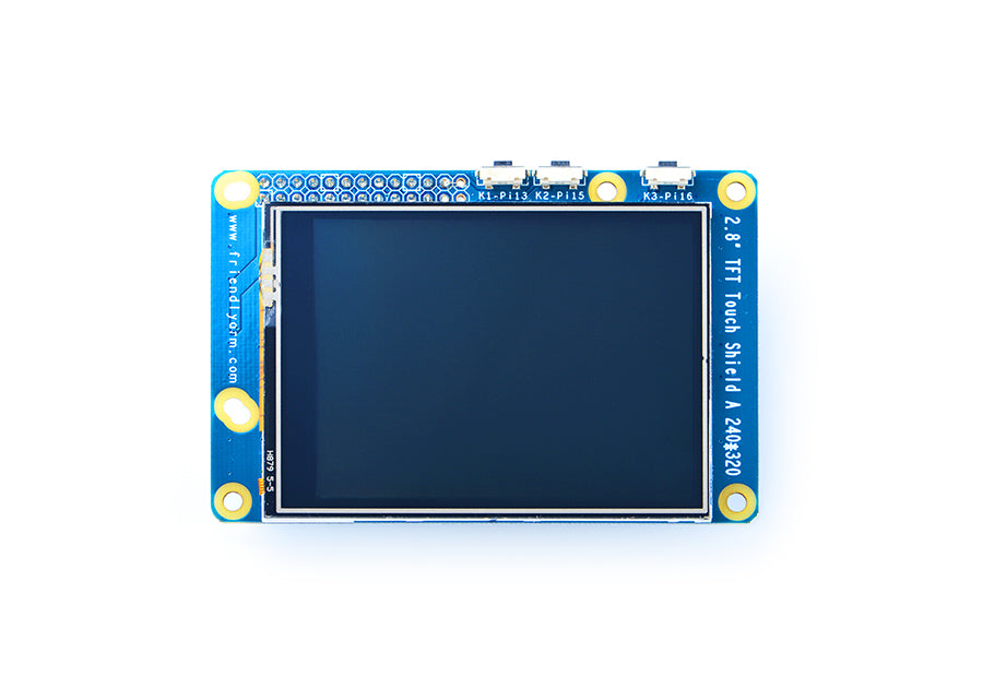 2.8″ SPI TFT LCD | Resistive Touch | 320×240 | SPI Interface | User Keys