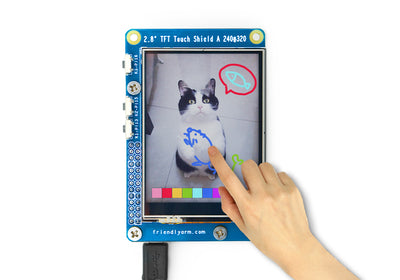 2.8 Inch Resistive Touch Screen LCD 240x320 for NanoPi