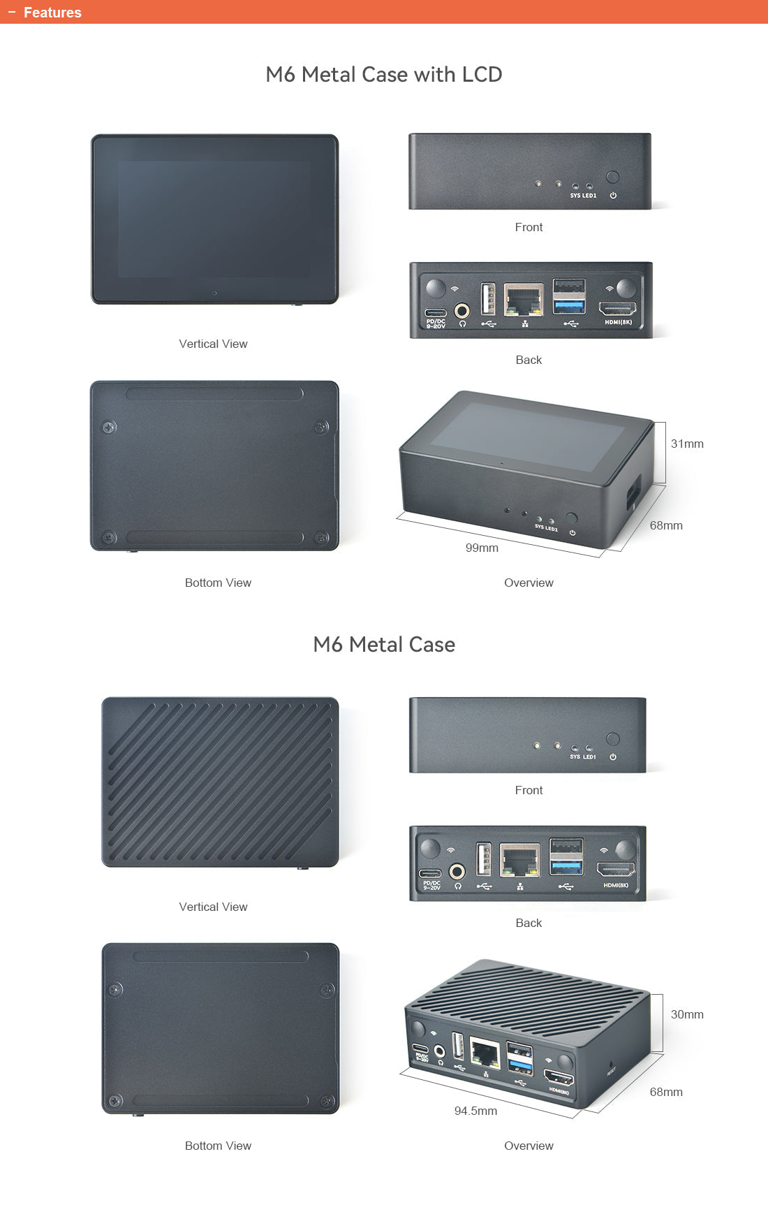 Friendly Elec NanoPi M6 RK3588S LPDDR5 AI & Edge Computing Development Board
