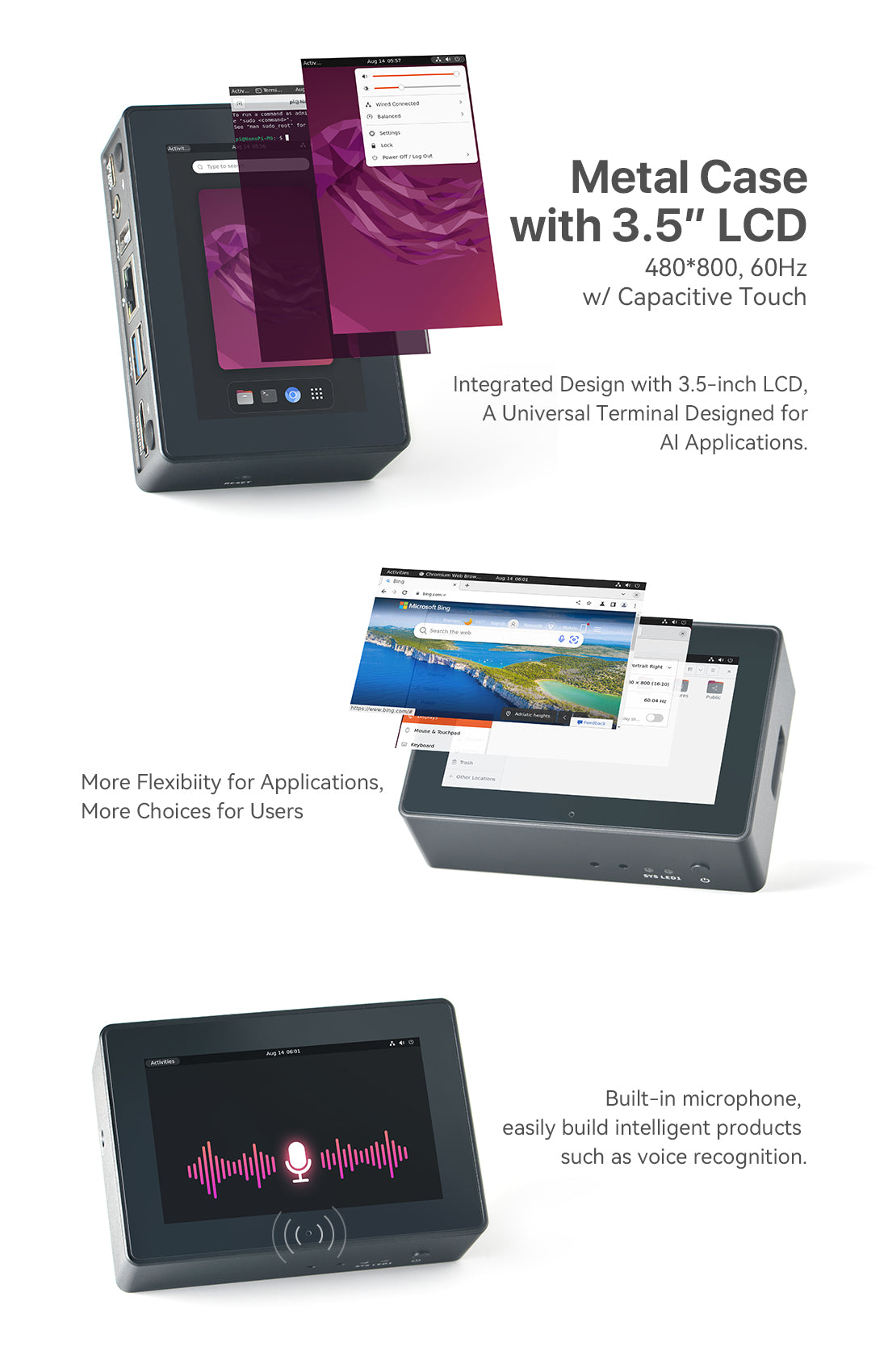 Friendly Elec NanoPi M6 RK3588S LPDDR5 AI & Edge Computing Development Board