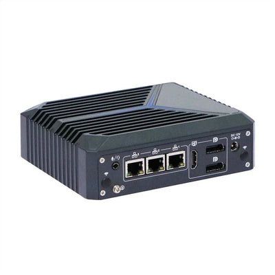 Intel Celeron J6412 Fanless Aluminum Industrial Mini PC – DDR4, 3× LAN, 1× COM