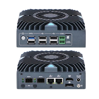 Intel Processor N150 Fanless Aluminum Industrial Mini PC – DDR5, Dual LAN, 2× COM