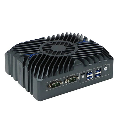 Intel Core i3-1215U Fanless Aluminum Industrial Mini PC – DDR5, 3× LAN, 2× COM