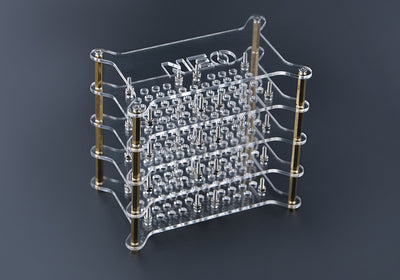 4-Layer Dual Stack Acrylic Case for Cluster DIY - NanoPi & NanoPC Compatible