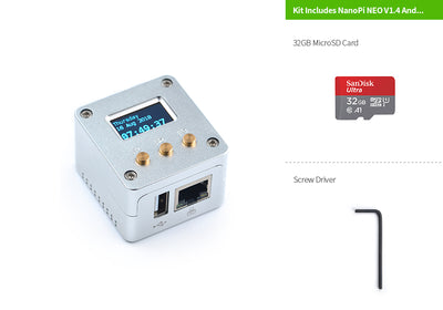 NanoPi NEO Metal Complete Kit - Everything You Need for Your Projects