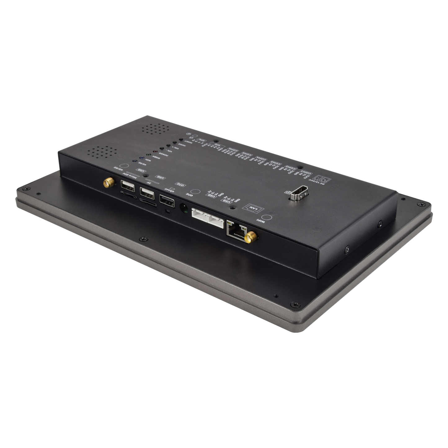 10.1" inch RK3568 2x INT SPK All in One HMI Android Panel PC, IPS, ABS Frame