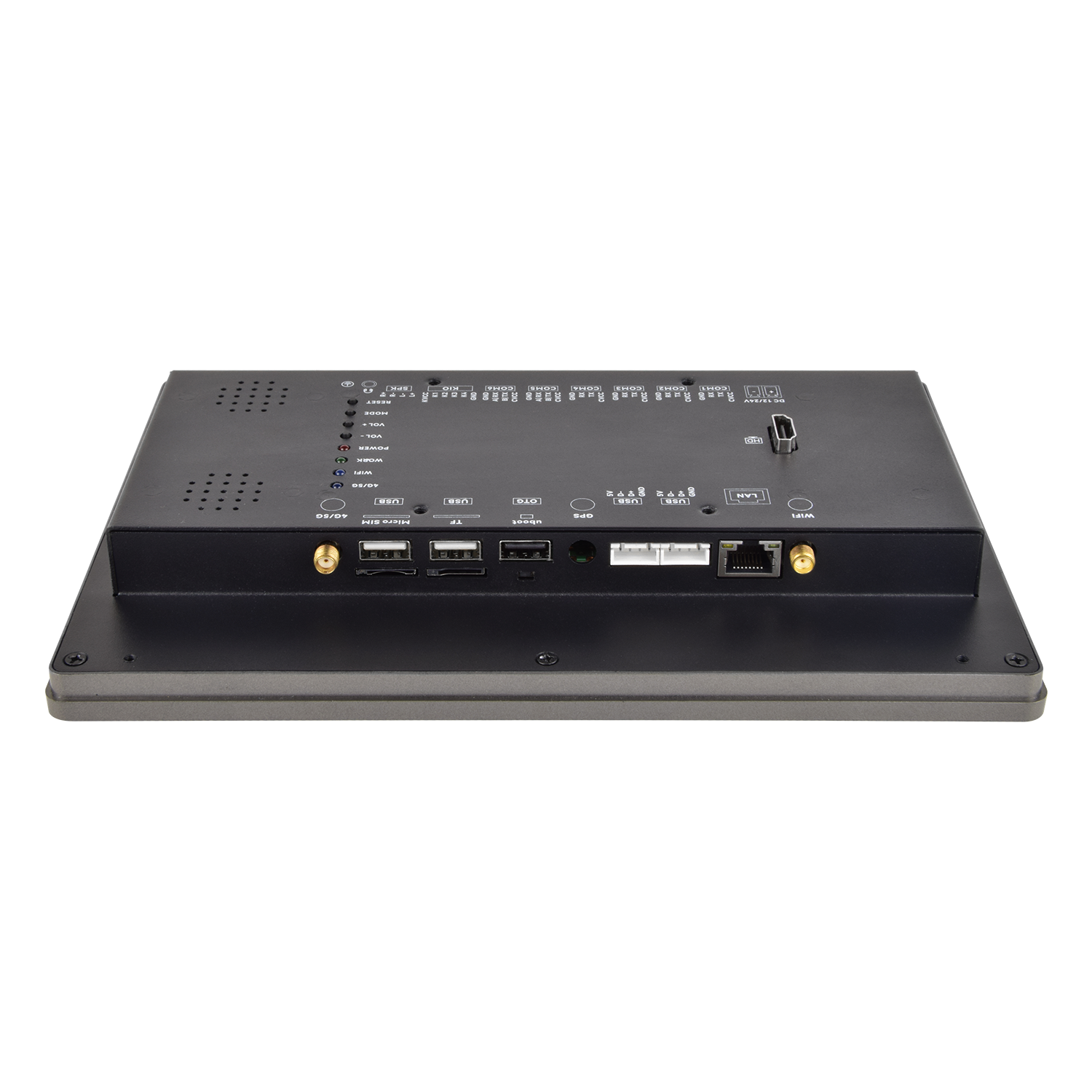 10.1" RK3576S 2x INT SPK All in One HMI Android Panel PC, IPS, ABS Frame