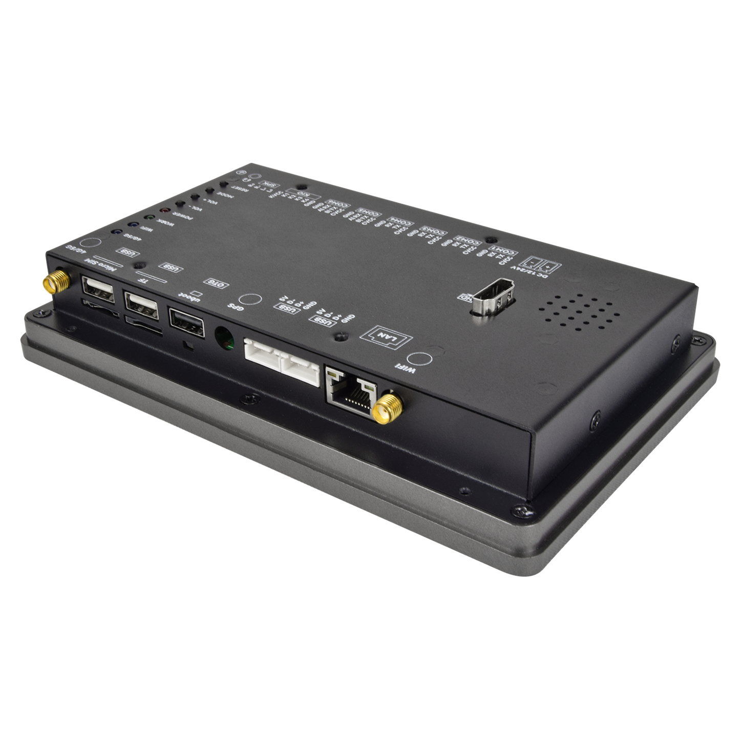 7" inch RK3568 2x INT SPK All in One HMI Android Panel PC, IPS, ABS Frame