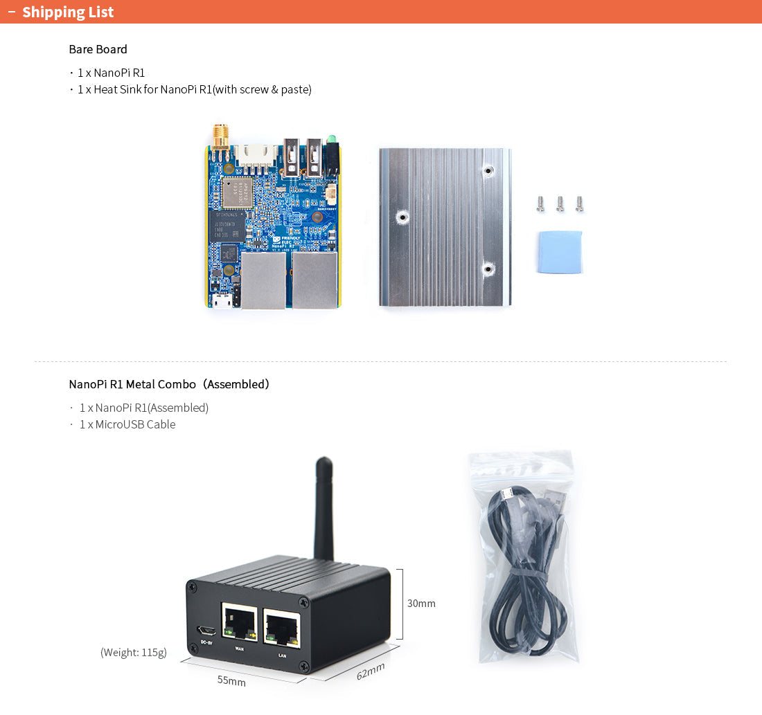 NanoPi R1 Development Board | Dual Ethernet | WiFi Bluetooth | IoT Router SBC