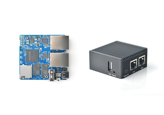 NanoPi R2S Mini Router | RK3328 | Dual Gigabit Ethernet | Edge Computing SBC