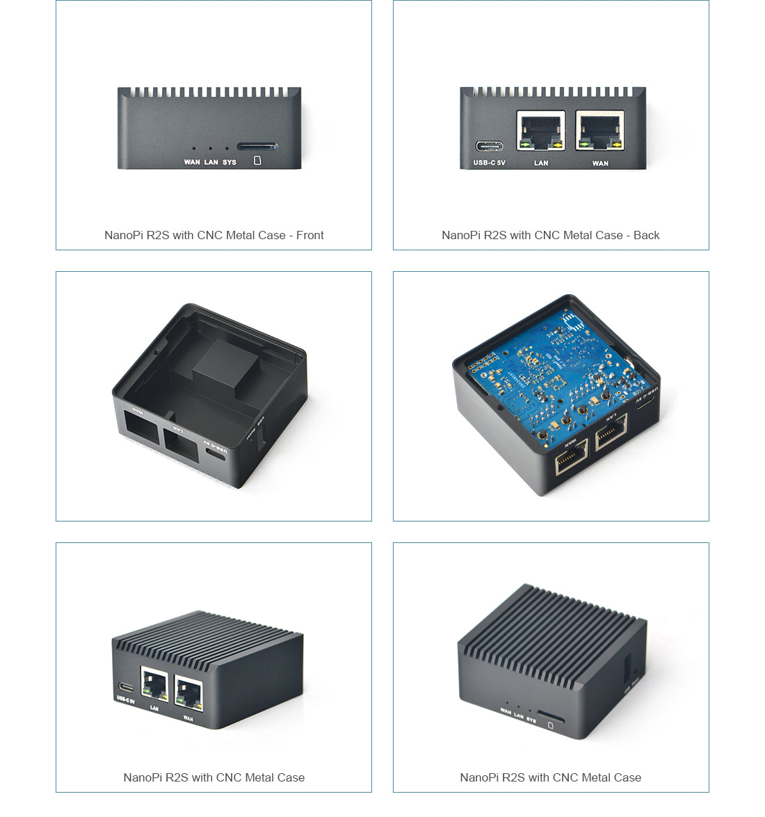 NanoPi R2S Mini Router | RK3328 | Dual Gigabit Ethernet | Edge Computing SBC