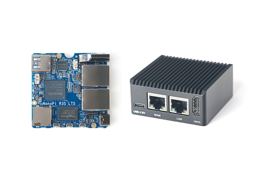 NanoPi R3S-LTS Single Board Computer | RK3566 | Dual Gigabit Ethernet | IoT Router SBC
