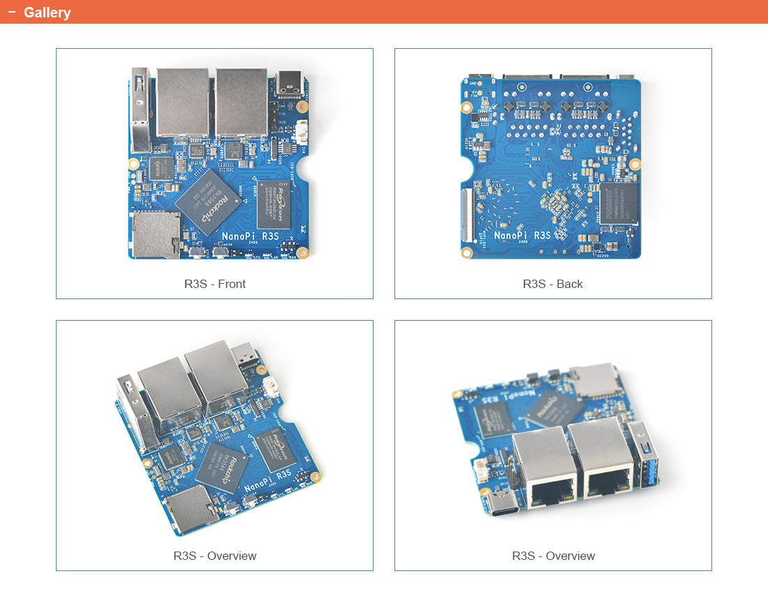 Friendly Elec NanoPi R3S Dual Gigabit RK3566 IoT & Edge Computing Single Board Computer