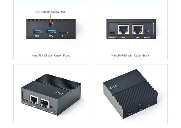 NanoPi R4S RK3399 Mini Router | Dual Gigabit IoT Gateway SBC – Genius ...
