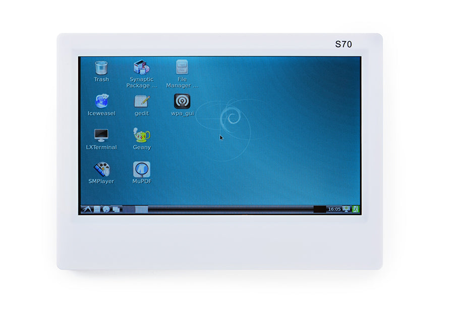 S70B 7″ LCD Display | Resistive Touch | 800×480 | One-Wire Backlight | Linux Android