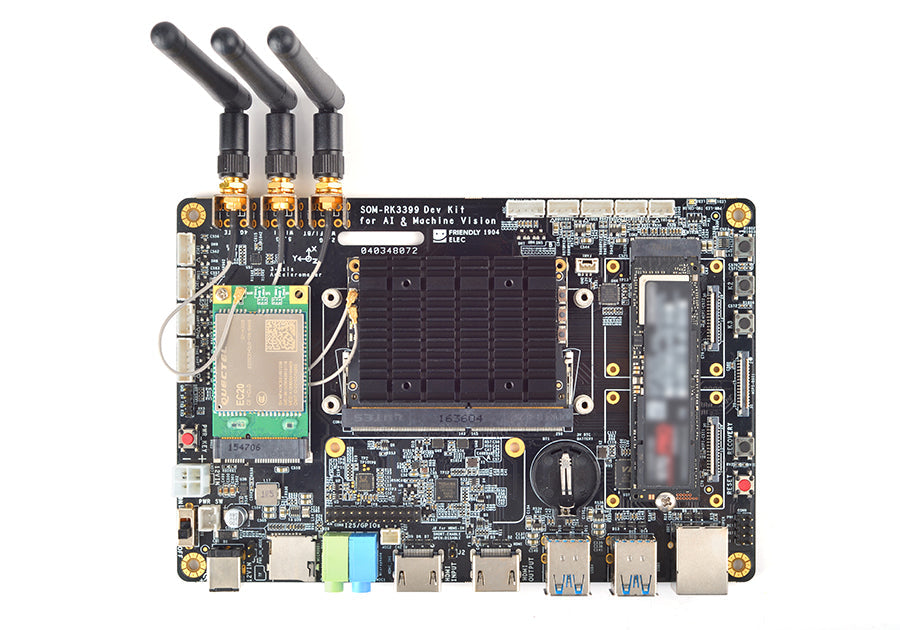 FriendlyElec SOM-RK3399V2 CPU Board | RK3399 Hexa-Core | 4GB LPDDR4 | WiFi | USB-C Display