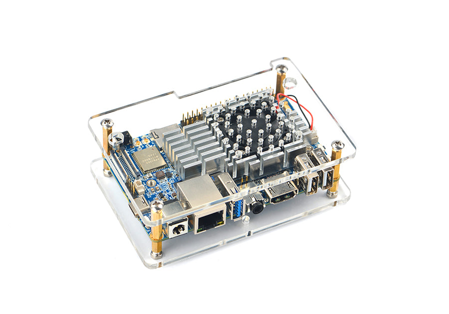 Acrylic Case for T4 & T3 PLUS - Durable Protection for Your NanoPC