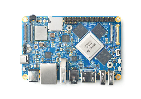 NanoPC-T4 RK3399 Single Board Computer | 4GB LPDDR3 | 16GB eMMC | WiFi | M.2 NVMe | HDMI 2.0