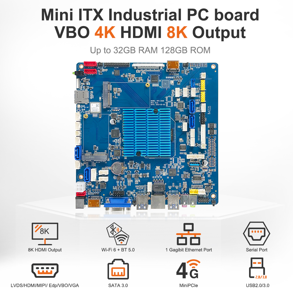 VPC-3588 Mini ITX Industrial PC Motherboard